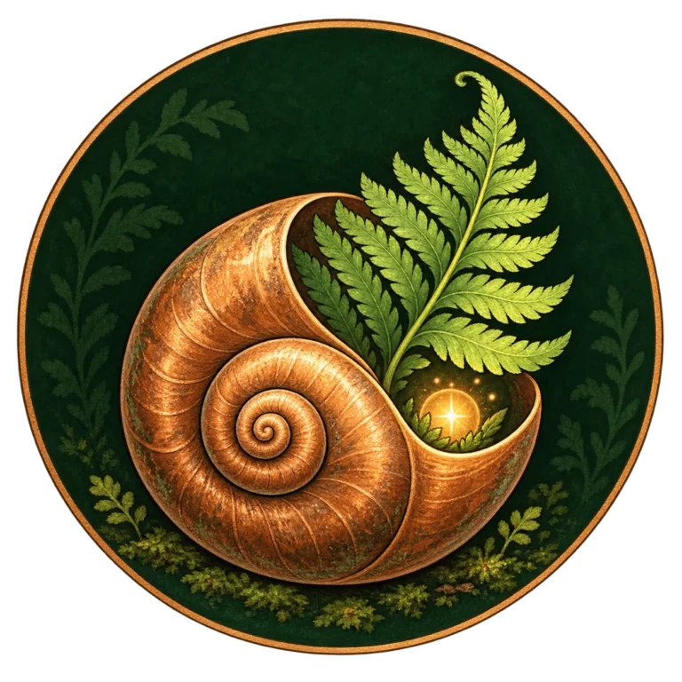 Studio emblem for Glowfern Ink