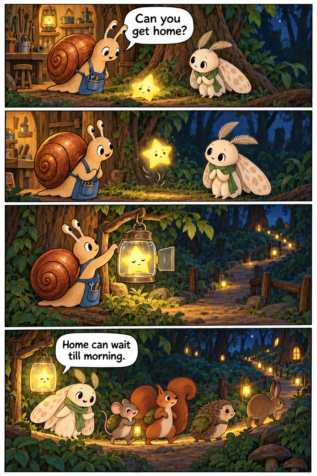 One Missing Twinkle, page 1. A full transcript follows the comic.
