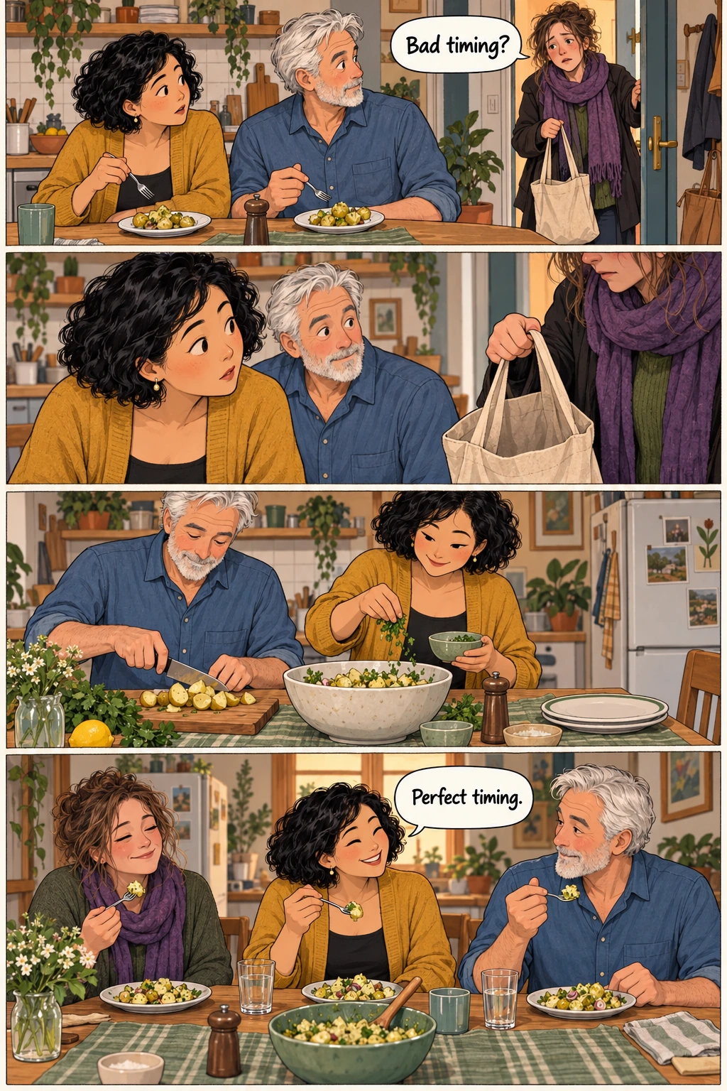 One More Potato, page 1. A full transcript follows the comic.