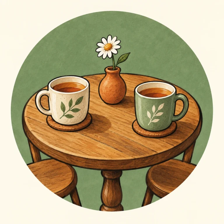 Studio emblem for Pebble Table