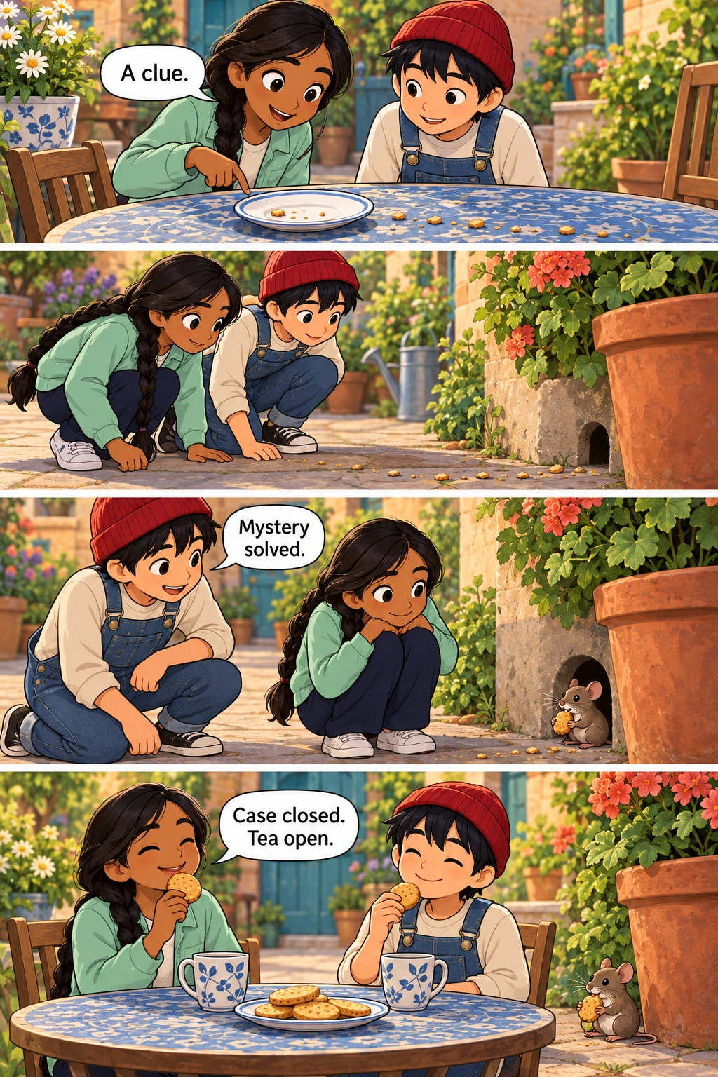The Biscuit Crumb Trail, page 1. A full transcript follows the comic.