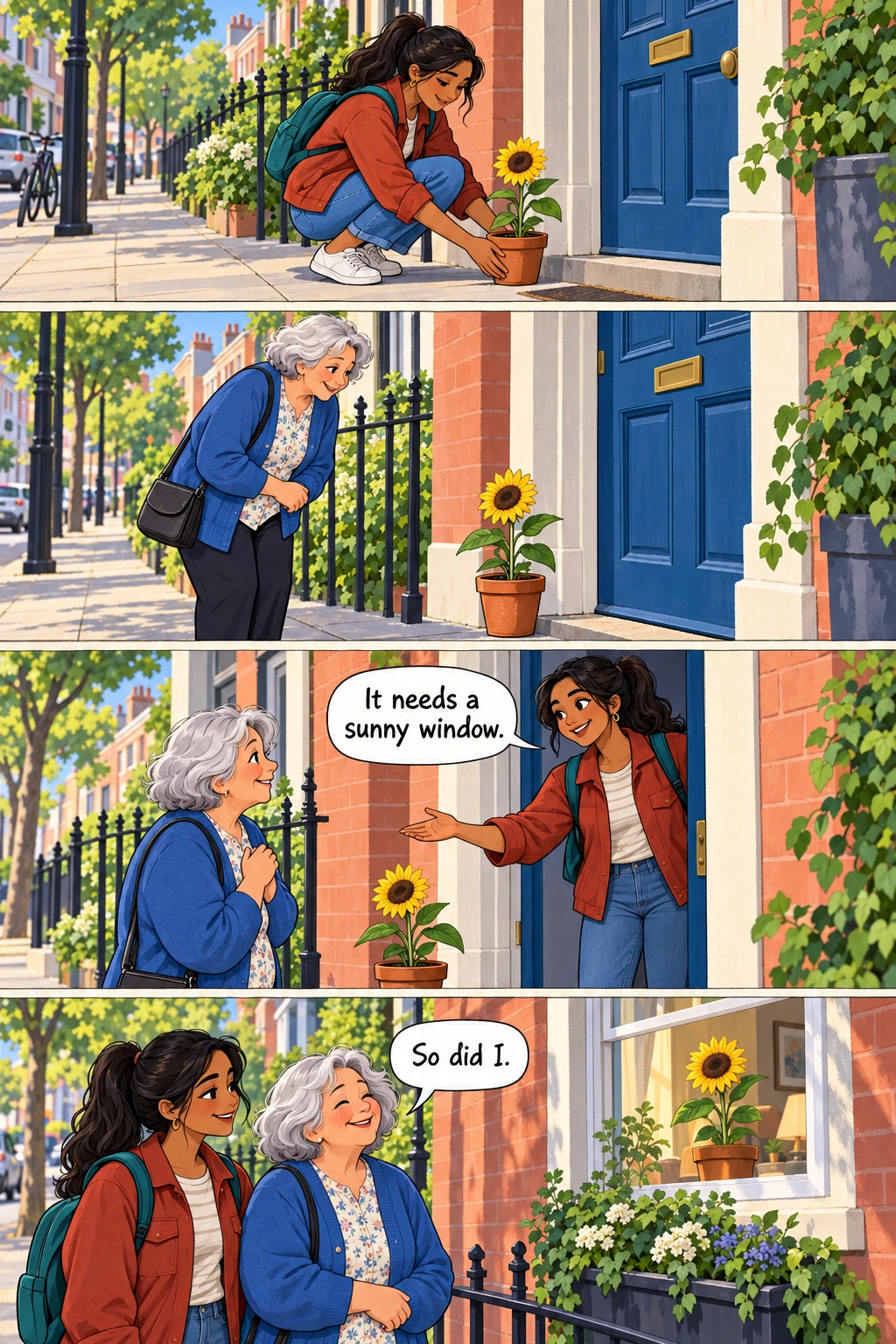 The Wandering Plant, page 1. A full transcript follows the comic.