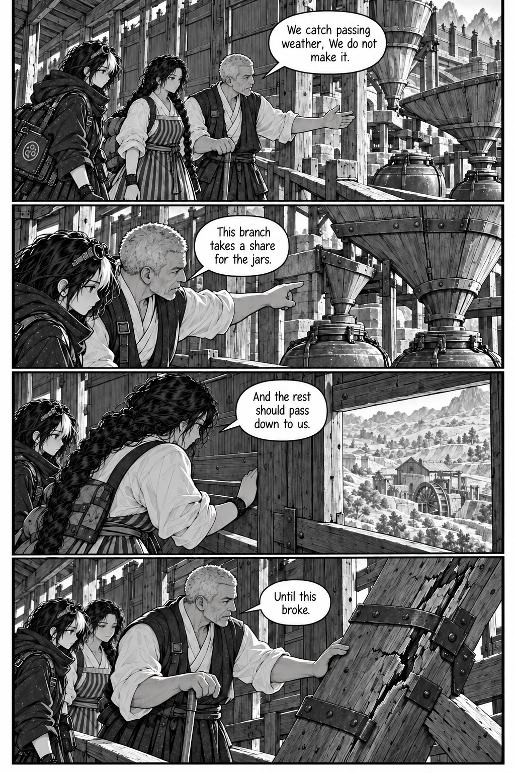 Borrowed Thunder, Chapter 5, page 2. Varo explains that jars take a finite share of passing weather.