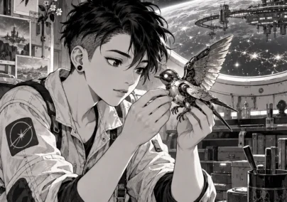 Clockwork Swallow, chapter 1 cover.