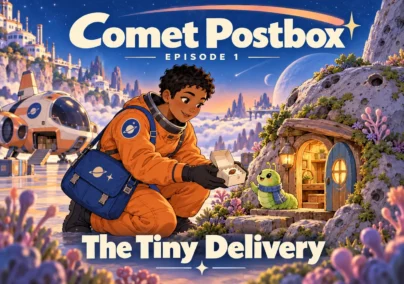 Comet Postbox — Episode 1: The Tiny Delivery. Tailored episode cover.