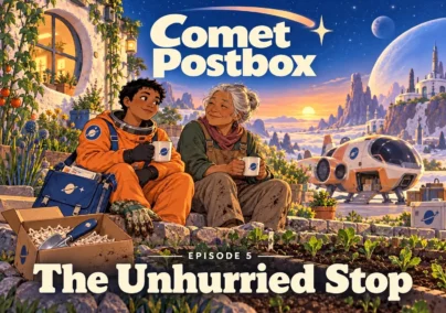 Comet Postbox — Episode 5: The Unhurried Stop. Tailored episode cover.