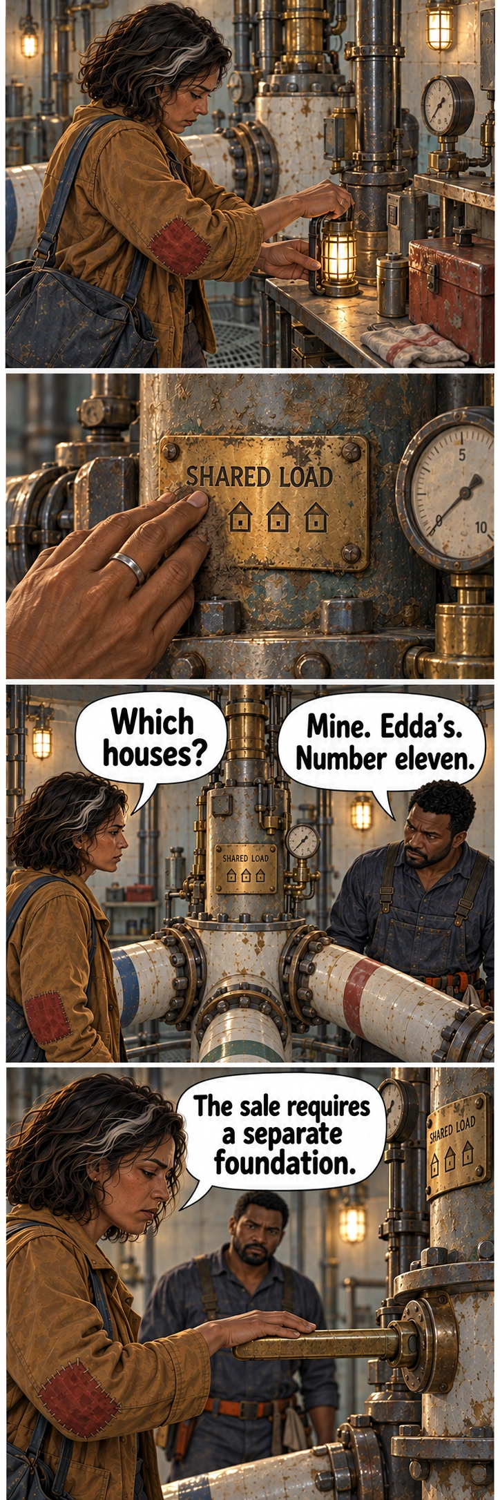 The Spare Key, sequence 4. Full description and dialogue in the accessible transcript.