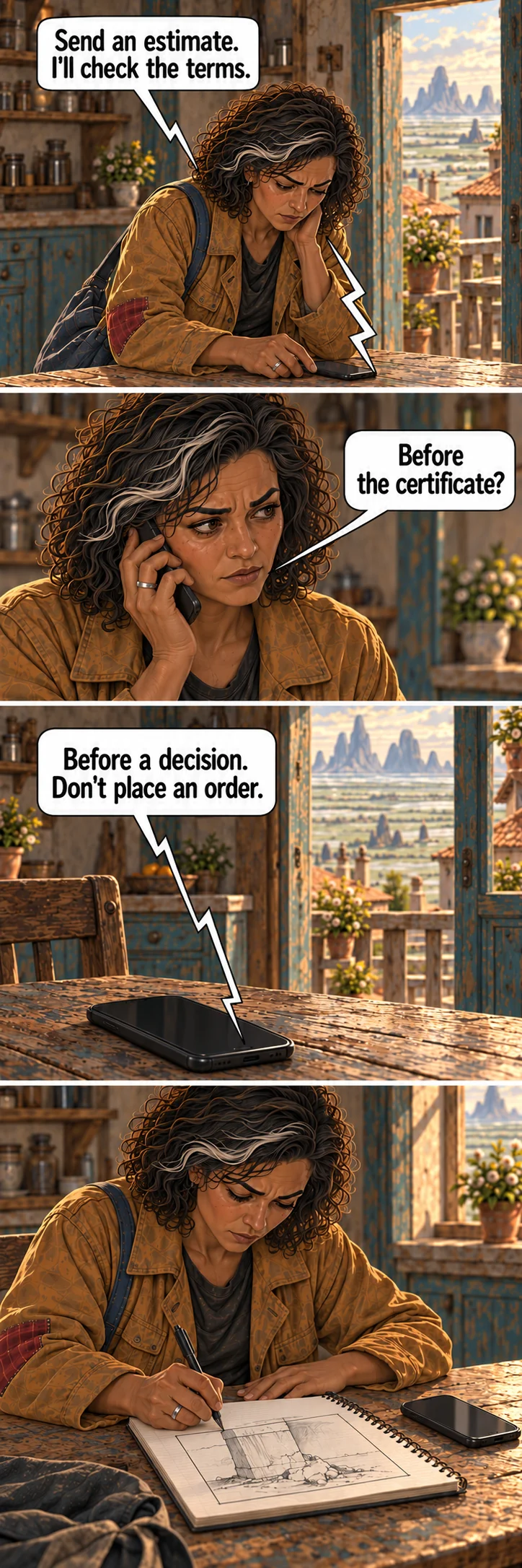 The Price of Staying, sequence 3: A narrow promise.