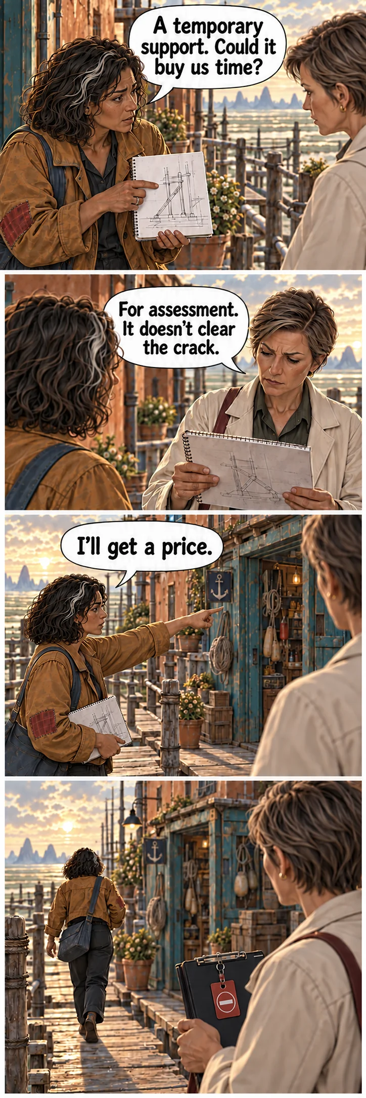 The Price of Staying, sequence 4: Something she can arrange.