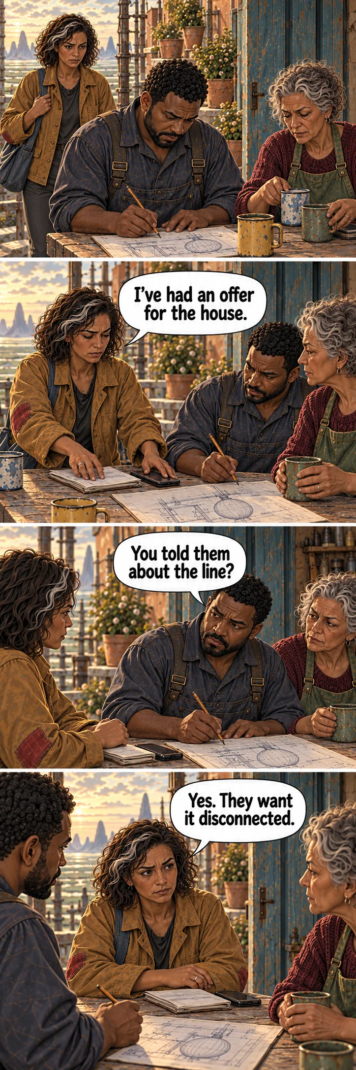 The Price of Staying, sequence 11: Who gets to know.