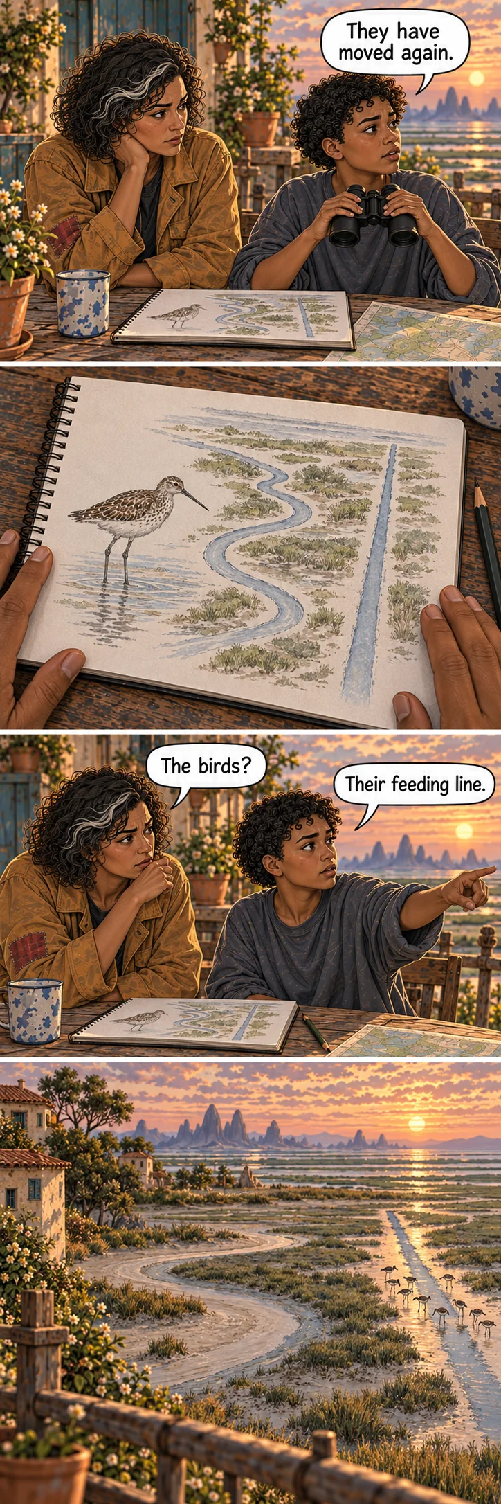 Low-Water Map, sequence 1: The missing flock.