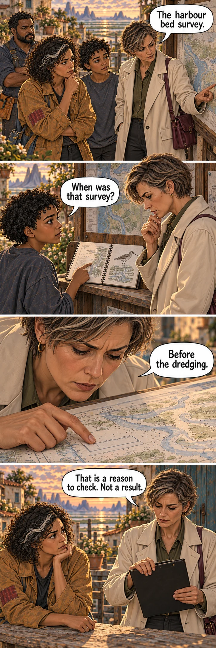 Low-Water Map, sequence 6: A question for the record.