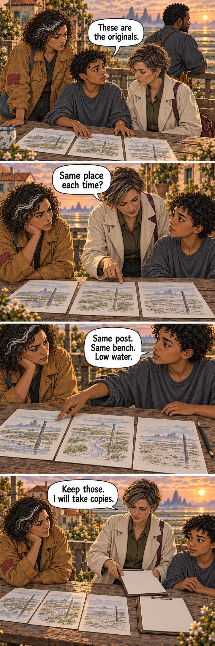 Low-Water Map, sequence 7: What the drawings prove.