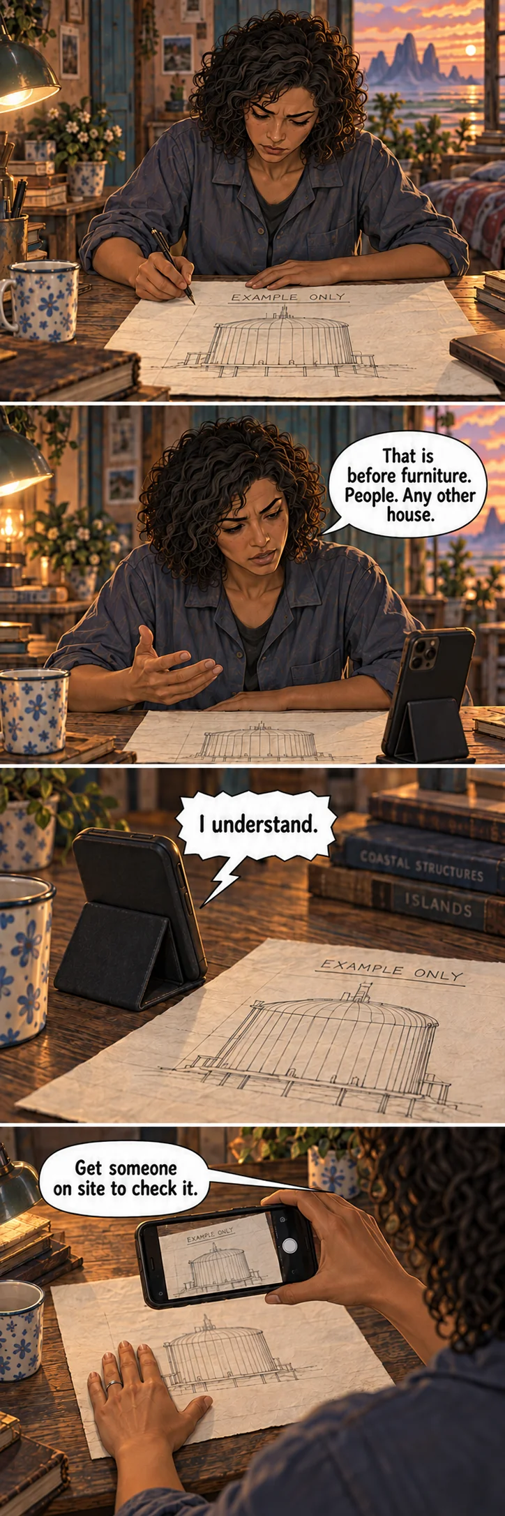 Everything Sela Omitted, sequence 5: The condition on the page.