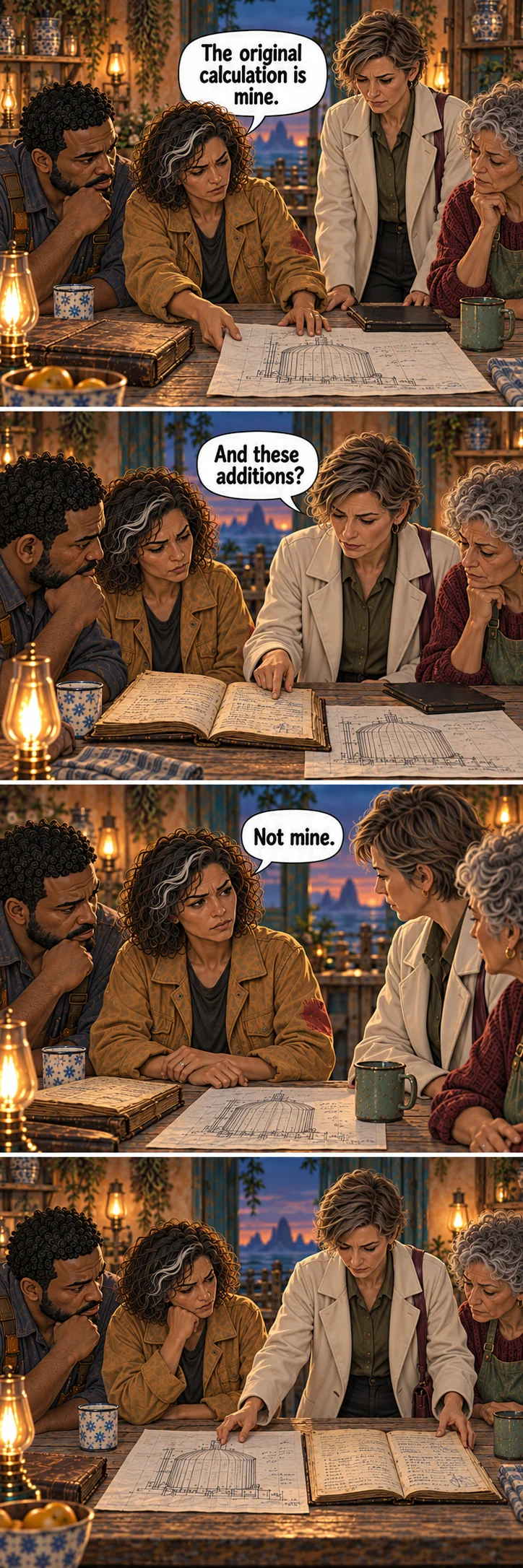 Everything Sela Omitted, sequence 11: Who wrote what.