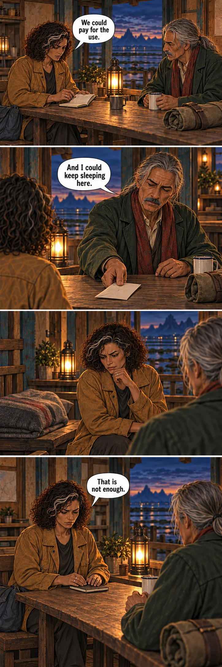 The Empty House, sequence 6: The offer that is too small.