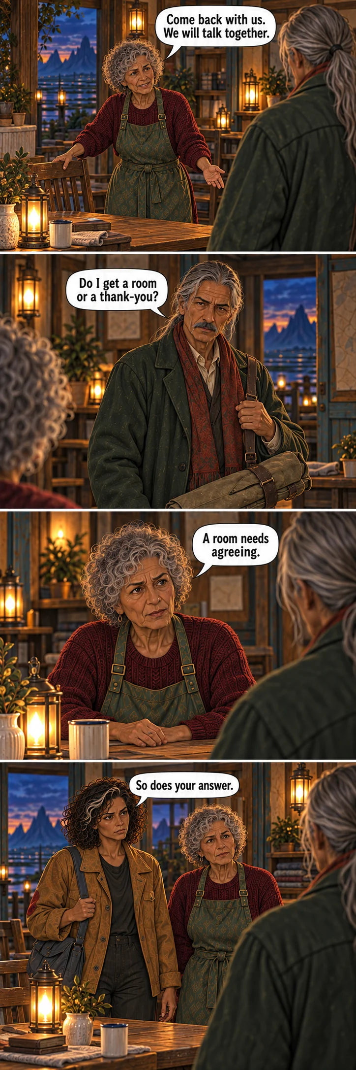 The Empty House, sequence 7: Room, not gratitude.