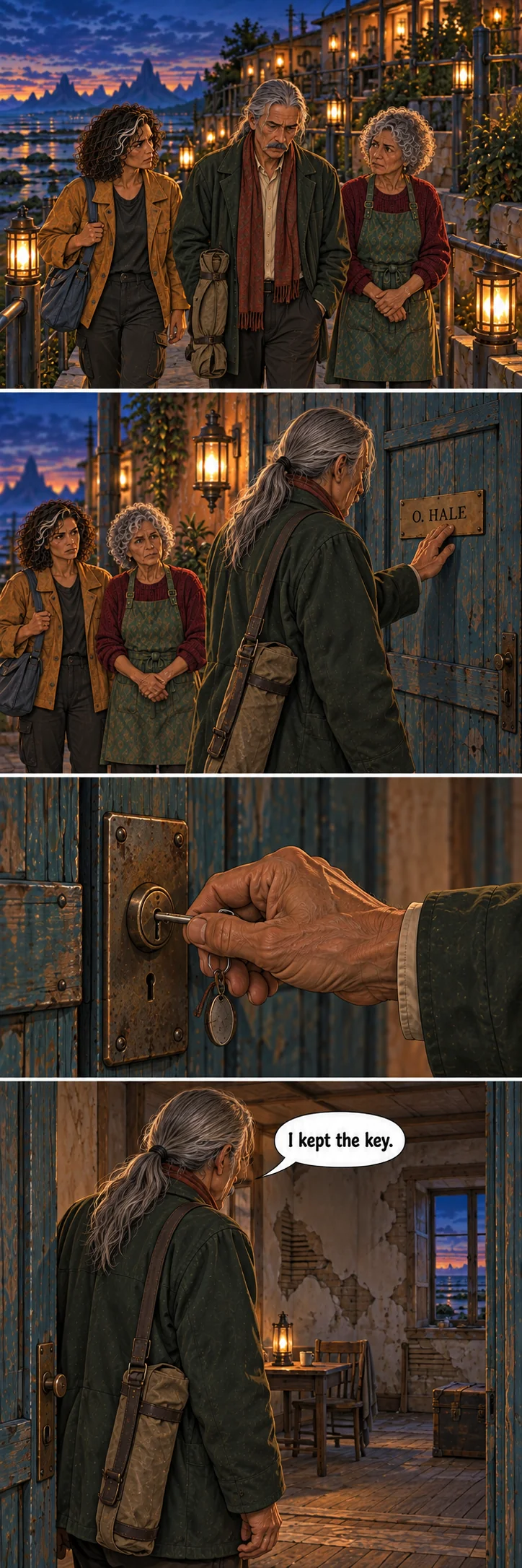 The Empty House, sequence 8: The owner returns.