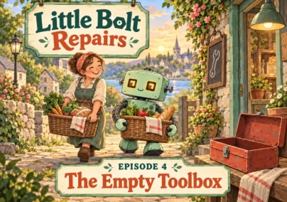 Little Bolt Repairs — Episode 4: The Empty Toolbox. Tailored episode cover.