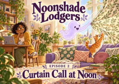 Noonshade Lodgers — Episode 2: Curtain Call at Noon. Tailored episode cover.