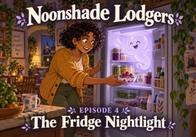 Noonshade Lodgers — Episode 4: The Fridge Nightlight. Tailored episode cover.