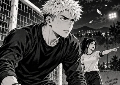 Paper Moon Goalkeeper, chapter 1 cover.