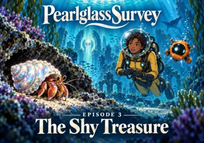 Pearlglass Survey — Episode 3: The Shy Treasure. Tailored episode cover.