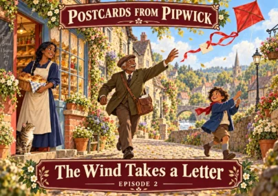 Postcards from Pipwick — Episode 2: The Wind Takes a Letter. Tailored episode cover.