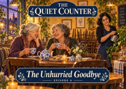 The Quiet Counter — Episode 4: The Unhurried Goodbye. Tailored episode cover.