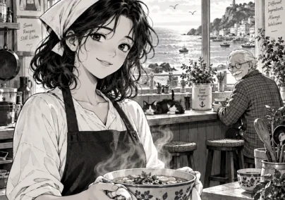 Saltflower Kitchen, chapter 1 cover.