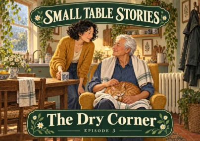 Small Table Stories — Episode 3: The Dry Corner. Tailored episode cover.